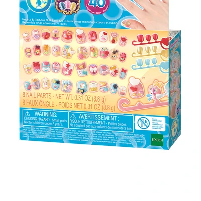 Gambar Aqua Beads Set Enfres Hearts & Ribbons Nail Refill Kit - Mix