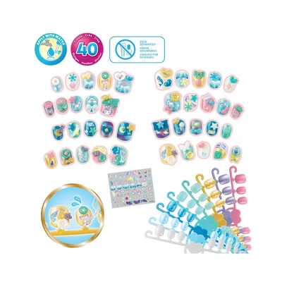 Gambar Aqua Beads Set Enfresh Stars & Unicorns Nail Refill Kit - Mix