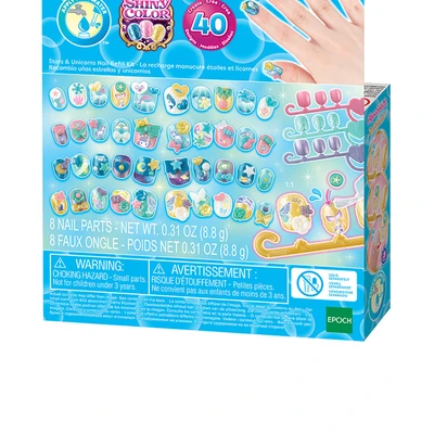Gambar Aqua Beads Set Enfresh Stars & Unicorns Nail Refill Kit - Mix