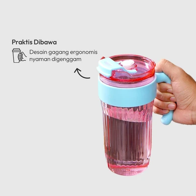 Gambar Appetite Aerin Botol Minum Plastik 800 ml - Pink