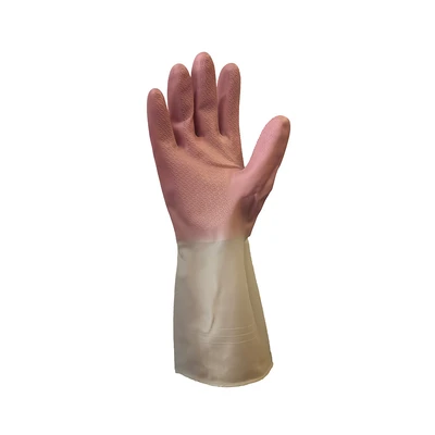 Gambar Proclean Sarung Tangan Panjang PVC Two Tone - Pink