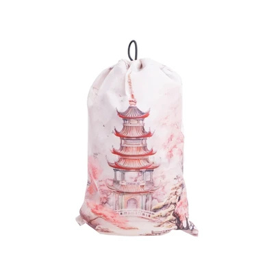 Gambar Passport Sarung Koper Pagoda Sakura Bloom Ukuran S - Pink