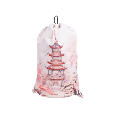 Gambar Passport Sarung Koper Pagoda Sakura Bloom Ukuran XL - Pink