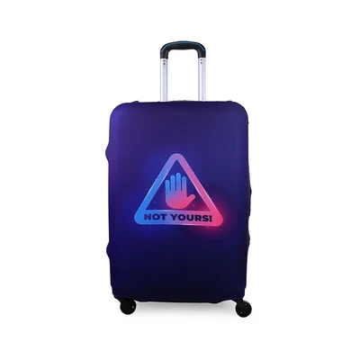 Gambar Passport Sarung Koper Not Yours Gradation Ukuran S - Ungu