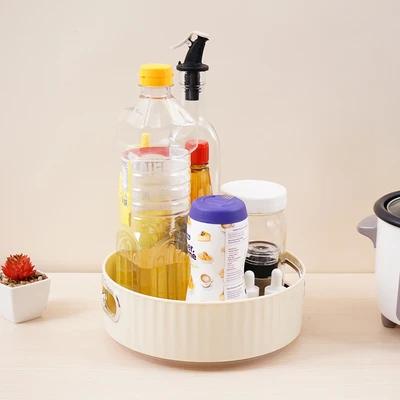 Gambar Stora Chikku Rak Dapur Putar - Krem