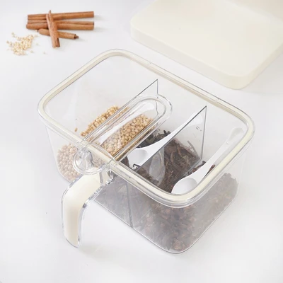 Gambar Stora Chikku Rak Bumbu Dapur - Krem Beige