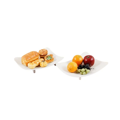 Gambar Culinart Chikku Nampan Saji Buah Set 2 pcs - Putih Ivory