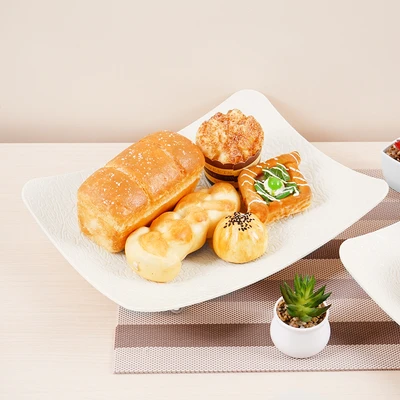 Gambar Culinart Chikku Nampan Saji Buah Set 2 pcs - Putih Ivory