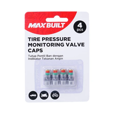 Gambar Maxbuilt Set 4 Pcs Tutup Pentil Ban Dengan Indikator Tekanan Angin