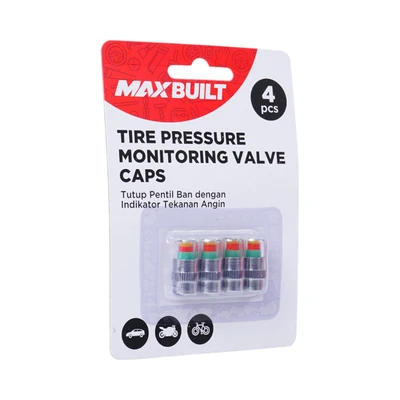 Gambar Maxbuilt Set 4 Pcs Tutup Pentil Ban Dengan Indikator Tekanan Angin