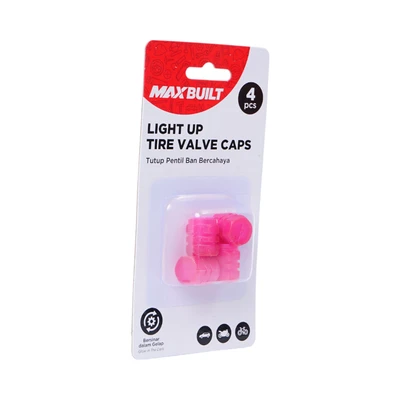 Gambar Maxbuilt Set 4 Pcs Tutup Pentil Ban Glow In The Dark - Ungu