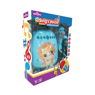 Gambar Kiddy Fun Speaker Box Dino - Biru