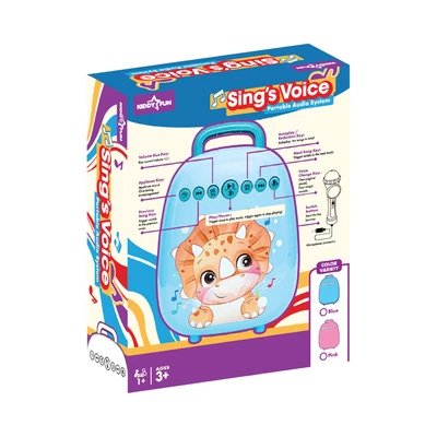 Gambar Kiddy Fun Speaker Box Dino - Biru