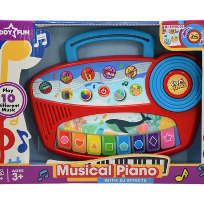Gambar Kiddy Fun Musical Piano Dengan Dj Effects