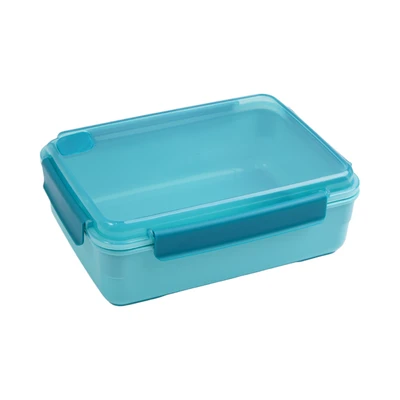 Gambar Picas Wadah Makanan Clip Lock Two Tone Set 8 pcs - Biru Teal
