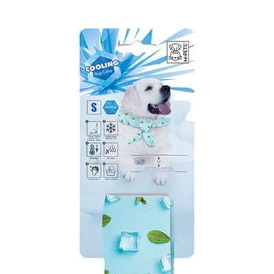 Gambar M-Pets Ukuran S Cooling Kalung Anjing Scarf - Biru