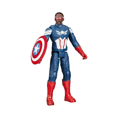 Gambar Marvel 30 Cm Action Figure Captain America Brave New World Captain America - Biru