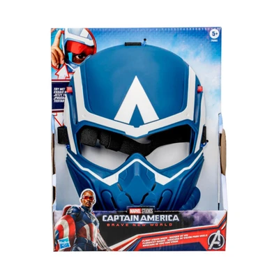 Gambar Marvel Roleplay Captain America Brave New World Cap Mask - Biru
