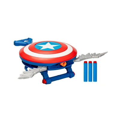 Gambar Marvel Roleplay Captain America Brave New World Skyshot Blaster - Biru