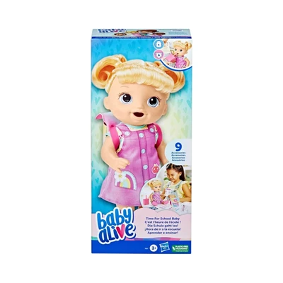 Gambar Baby Alive Boneka Bayi Time For School Blonde Hair - Mix