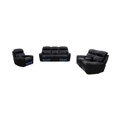 Gambar Cheers Marcelo Set Sofa Recliner - Hitam