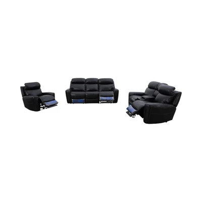 Gambar Cheers Marcelo Set Sofa Recliner - Hitam