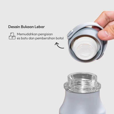 Gambar Appetite Lindsey Botol Vacuum Flask Stainless Steel 500 ml - Abu-abu