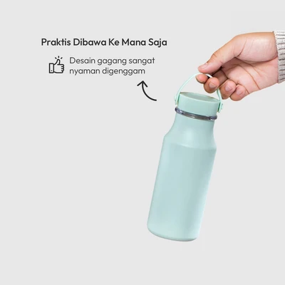 Gambar Appetite Lindsey Botol Vacuum Flask Stainless Steel 500 ml - Hijau