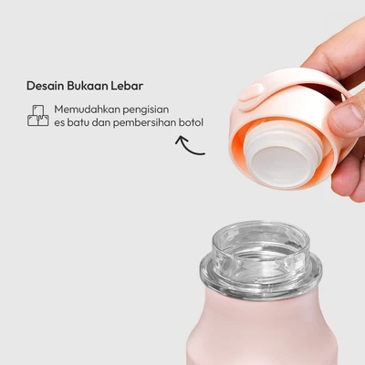 Gambar Appetite Lindsey Botol Vacuum Flask Stainless Steel 500 ml - Pink
