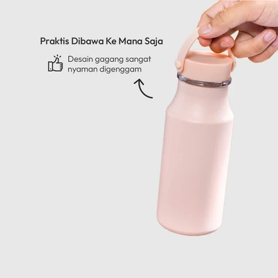 Gambar Appetite Lindsey Botol Vacuum Flask Stainless Steel 500 ml - Pink