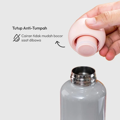 Gambar Appetite Landy Botol Vacuum Flask Stainless Steel 500 ml - Abu-abu