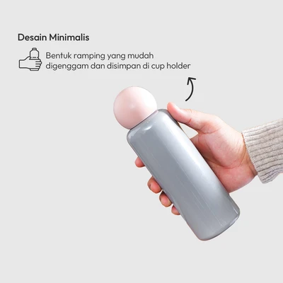 Gambar Appetite Landy Botol Vacuum Flask Stainless Steel 500 ml - Abu-abu