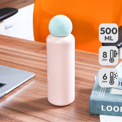 Gambar Appetite Landy Botol Vacuum Flask Stainless Steel 500 ml - Pink