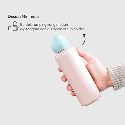 Gambar Appetite Landy Botol Vacuum Flask Stainless Steel 500 ml - Pink