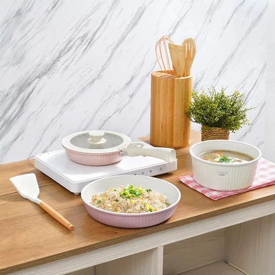 Gambar Cooking Color Krystal Perlengkapan Masak Detachable Aluminium Set 6 pcs - Mix