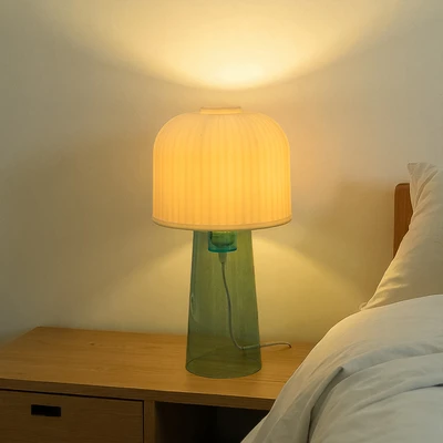 Gambar Informa Belle Lampu Meja E27 - Biru Muda