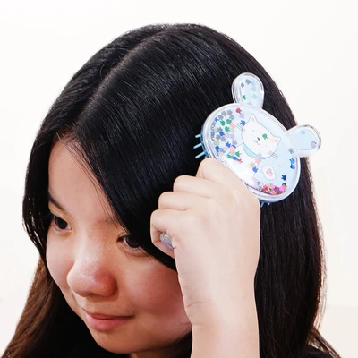 Gambar Ataru Sisir Rambut Rabbit Glitter Random