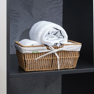 Gambar Stora Keranjang Penyimpanan Dengan Handle 30x20x12 cm - Cokelat