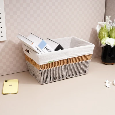 Gambar Stora Keranjang Penyimpanan 35x23x18 cm - Cokelat