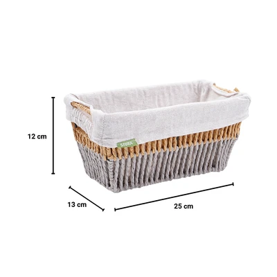 Gambar Stora Keranjang Penyimpanan 25x13x12 cm - Cokelat
