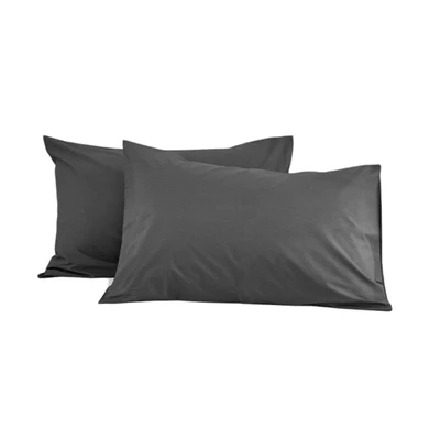 Gambar Informa 50x75 cm Set 2 Pcs Sarung Bantal Katun - Abu-Abu