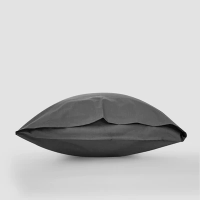 Gambar Informa 50x75 cm Set 2 Pcs Sarung Bantal Katun - Abu-Abu