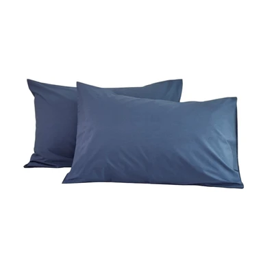 Gambar Informa 50x75 cm Set 2 Pcs Sarung Bantal Katun - Biru Tua