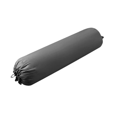 Gambar Informa 37x102 cm Set 2 Pcs Sarung Guling Katun - Abu-Abu Tua