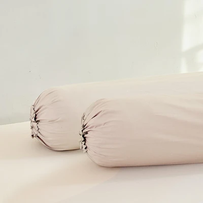 Gambar Informa 37x102 cm Set 2 Pcs Sarung Guling Katun - Pink Soft