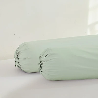 Gambar Informa 37x102 cm Set 2 Pcs Sarung Guling Katun - Hijau Sage