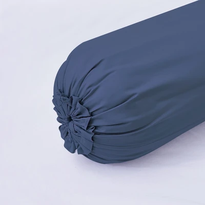 Gambar Informa 37x102 cm Set 2 Pcs Sarung Guling Katun - Biru Tua