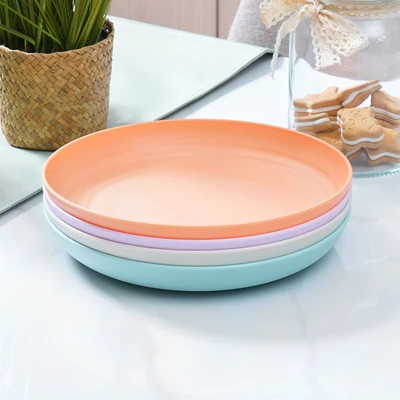 Gambar Appetite Shanon Piring Makan Plastik 22.5 cm Set 4 pcs Random