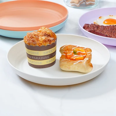 Gambar Appetite Shanon Piring Makan Plastik 22.5 cm Set 4 pcs Random