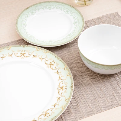 Gambar Delicia Mahrajan Perlengkapan Makan Porcelain Set 16 pcs - Putih